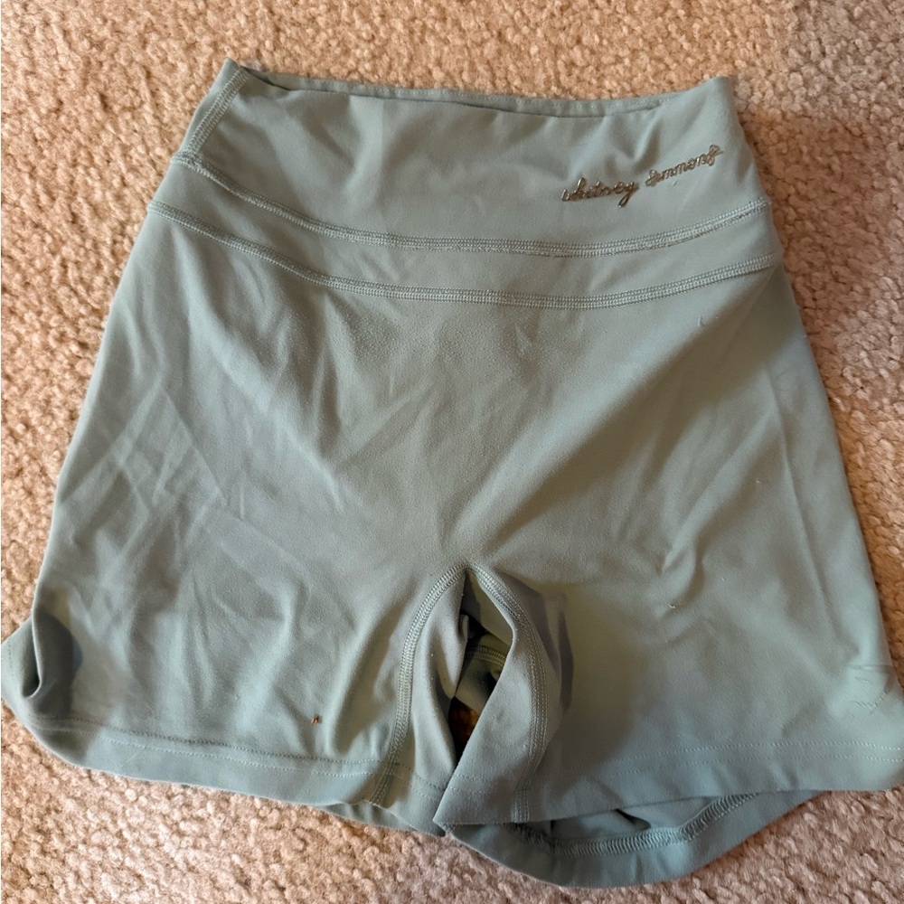 Gymshark Mint Green Women's Shorts - Picture 3 of 4